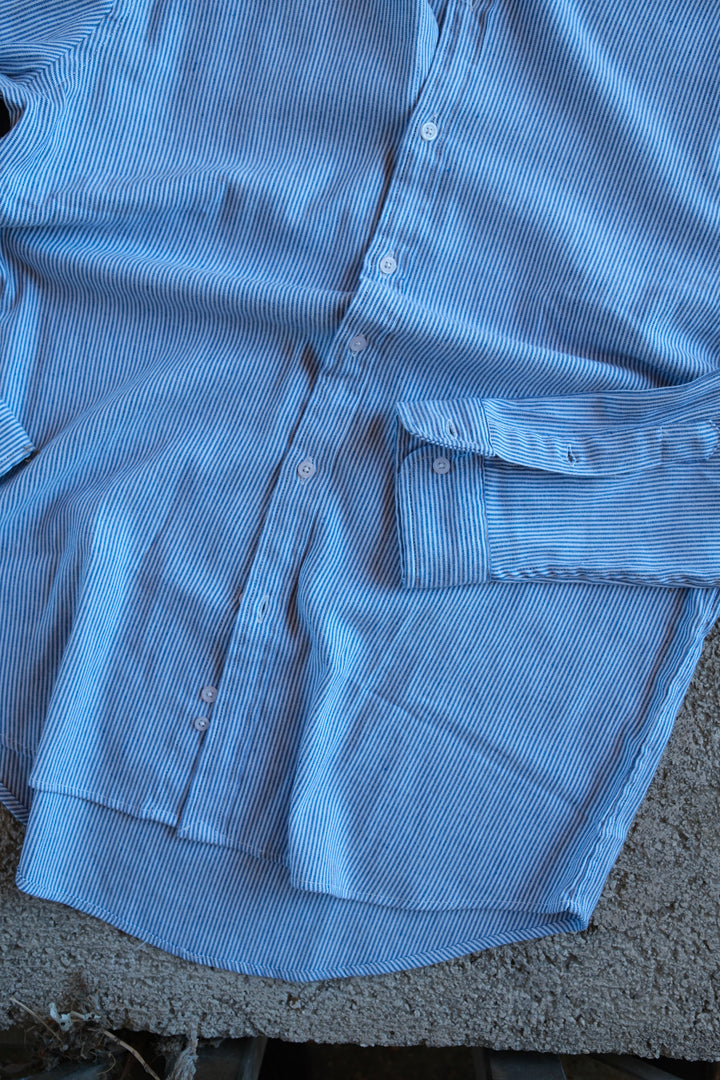Gaffi & Co. Camicia Lino & Cotone Riga Denim