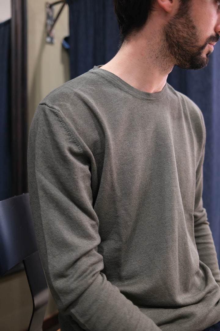 Gaffi & Co. T-Shirt Lino/Cot M/L Militare