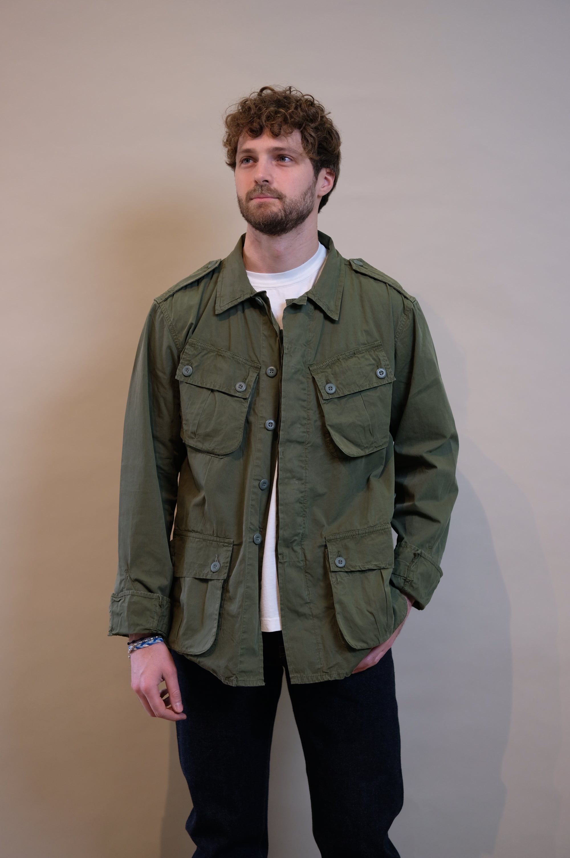 Chesapeake's Jungle Jacket Popeline Military Green
