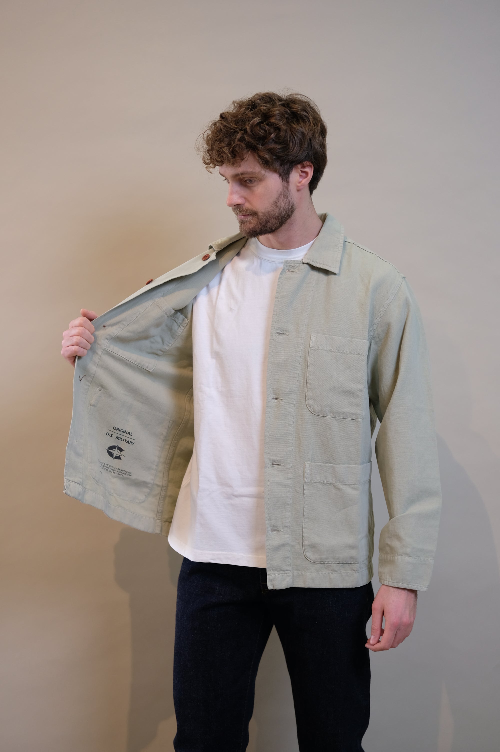 Chesapeake's Work Jacket Linen St.Malo Sage