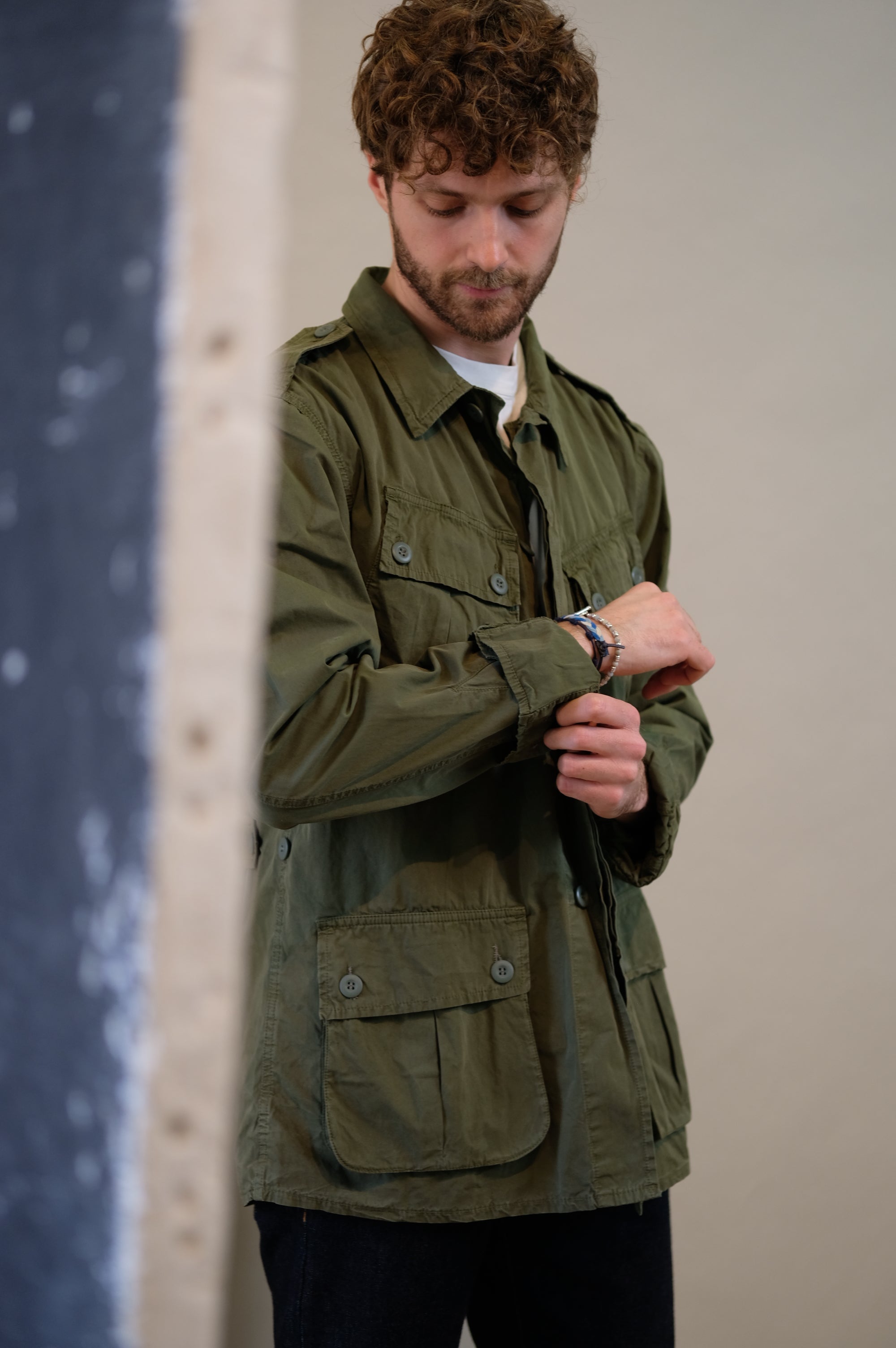 Chesapeake's Jungle Jacket Popeline Military Green