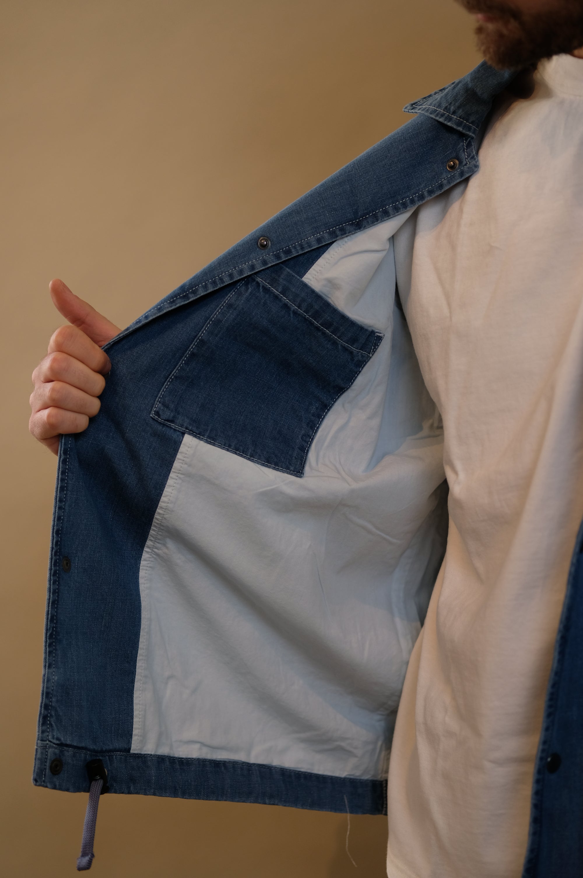 Universal Works Head Coach Jacket Washed Indigo