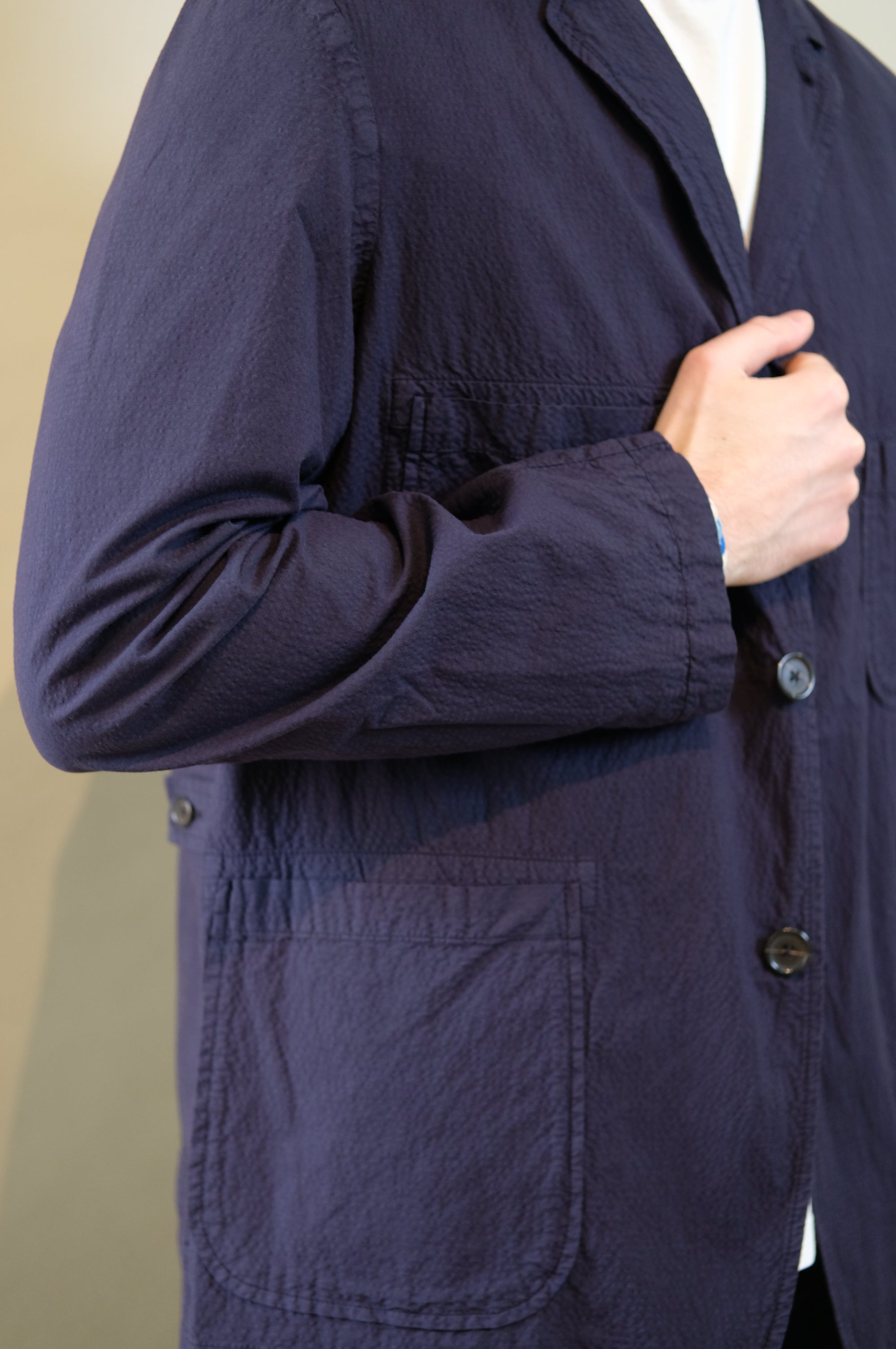 Universal Works Five Pocket Jacket Navy