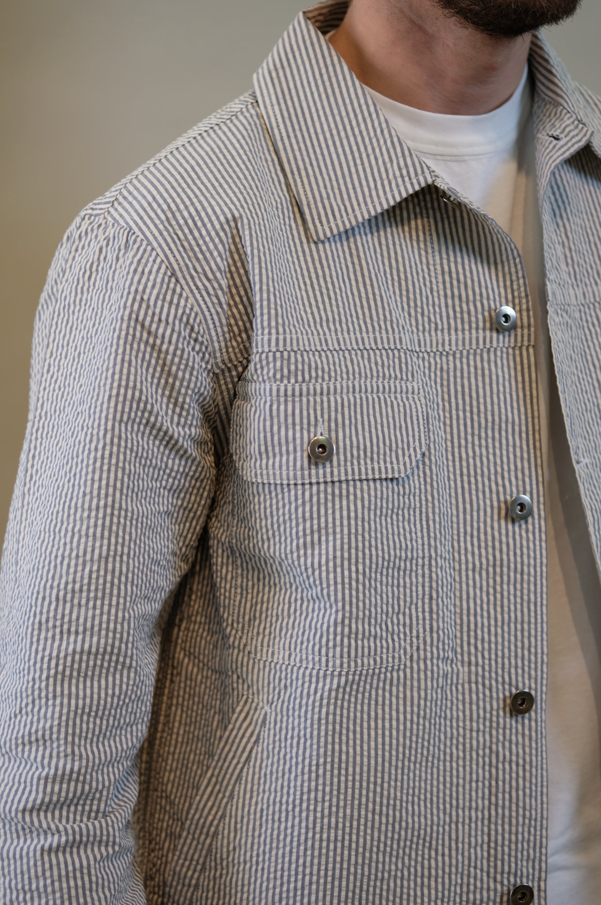 Universal Works Trucker Jacket Grey