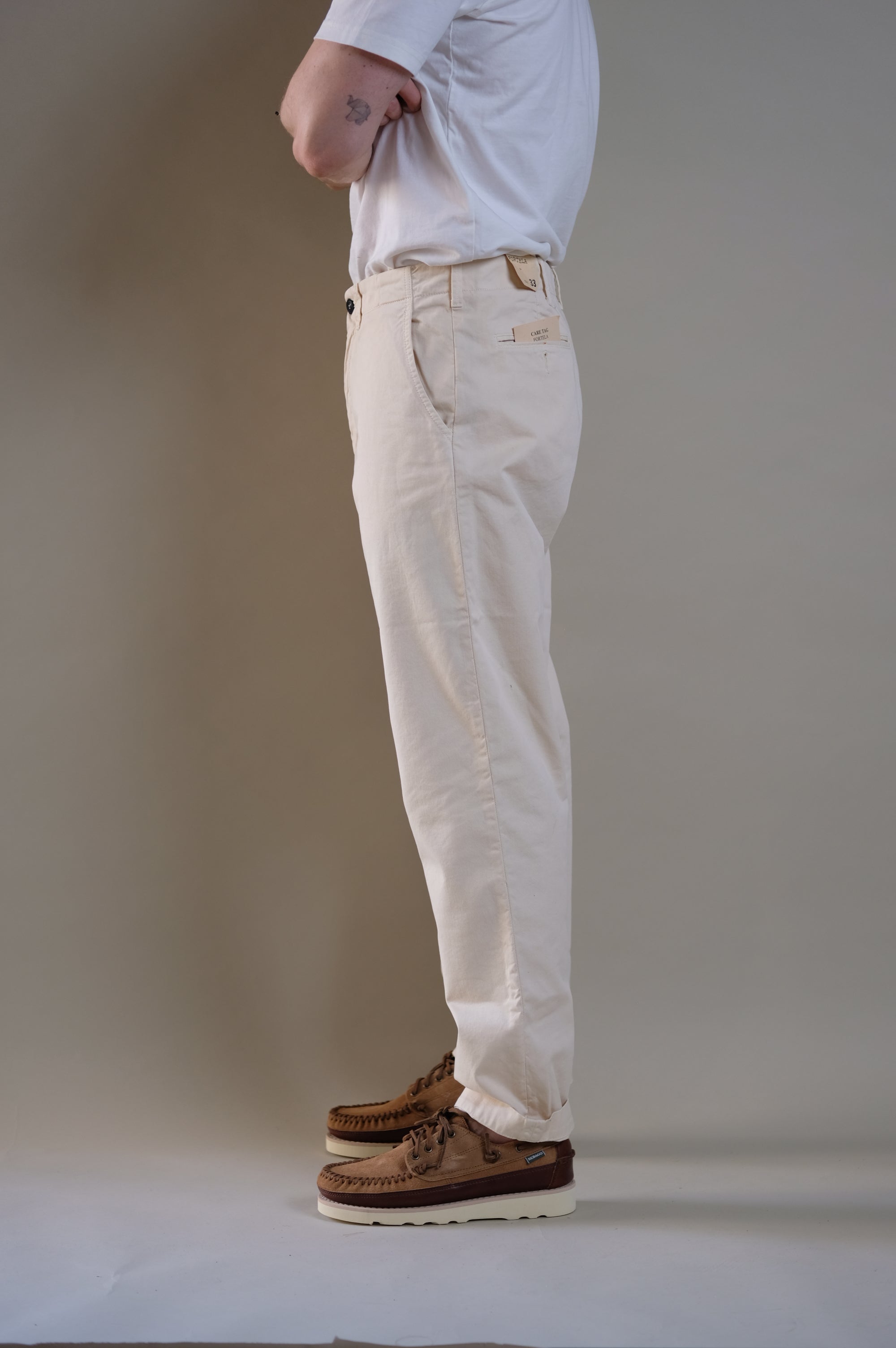 Fortela Woven Chino Wallace Off White