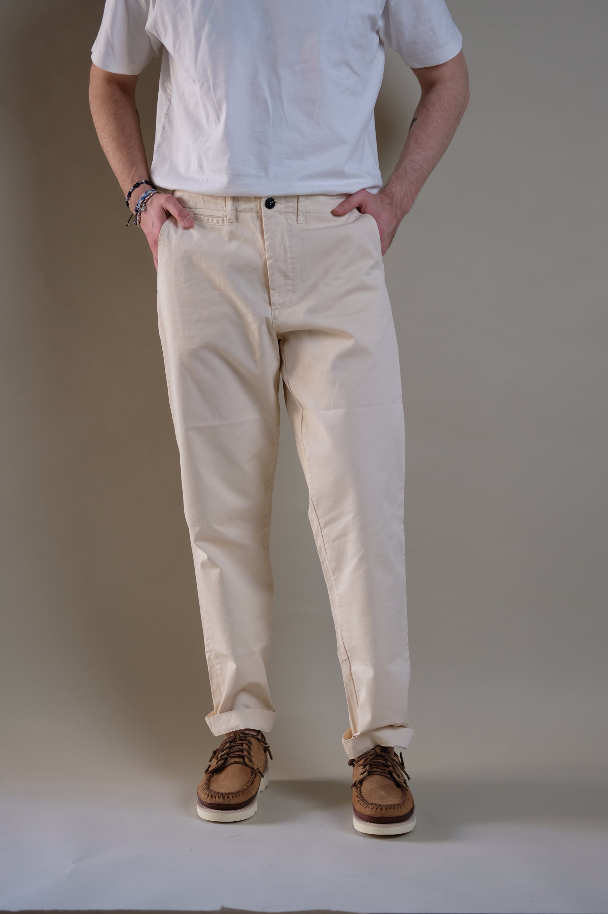 Fortela Woven Chino Wallace Off White