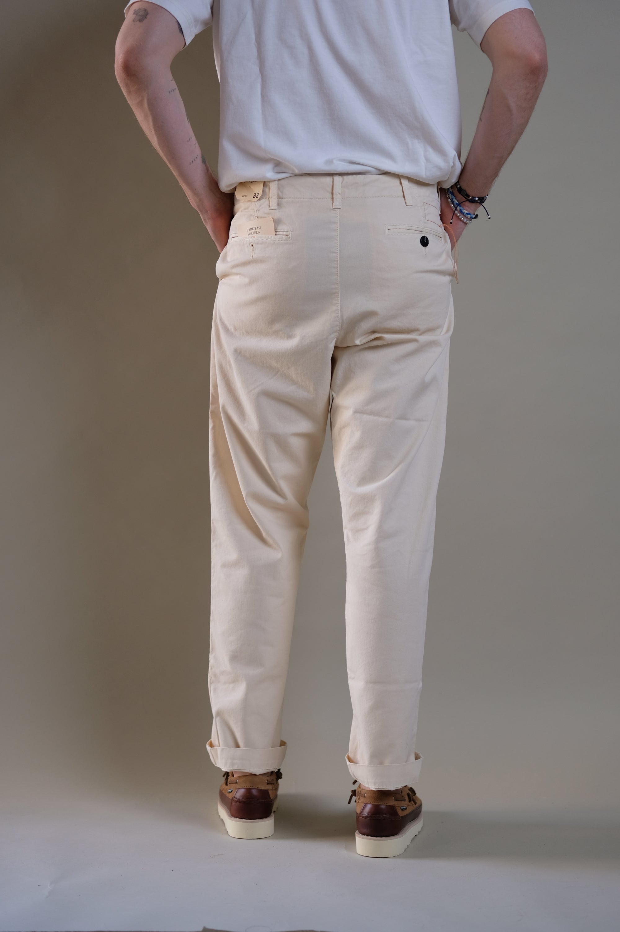 Fortela Woven Chino Wallace Off White