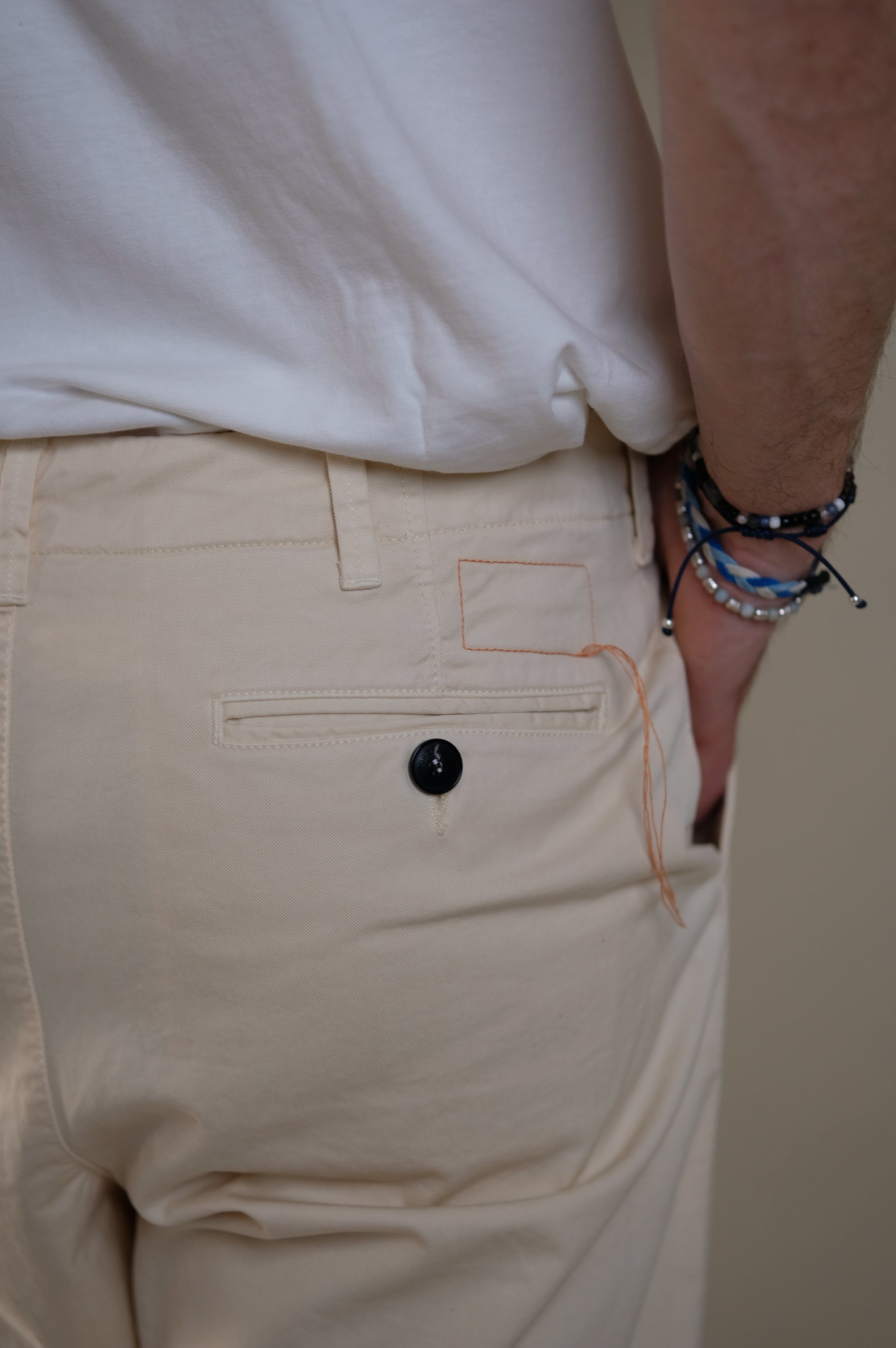 Fortela Woven Chino Wallace Off White