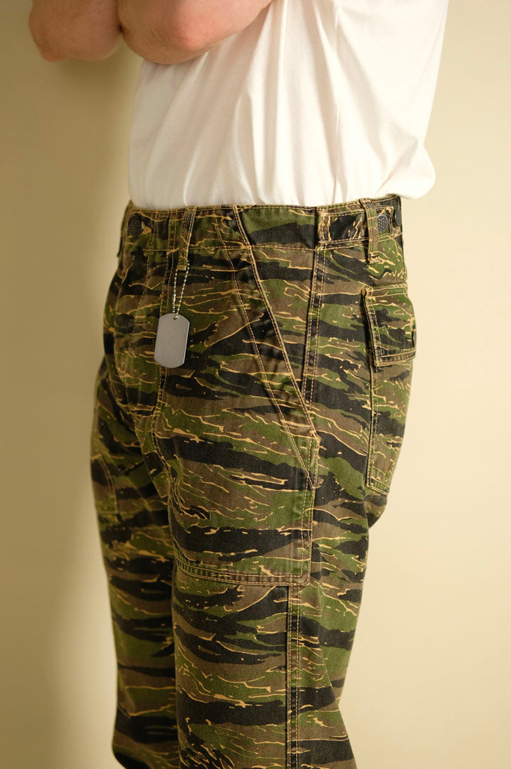 Chesapeake's Fatigue Pant Canvas Degrasse Tiger Stripe