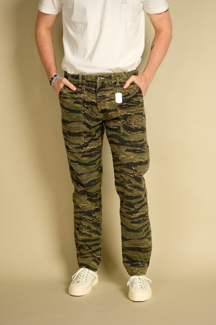 Chesapeake's Fatigue Pant Canvas Degrasse Tiger Stripe