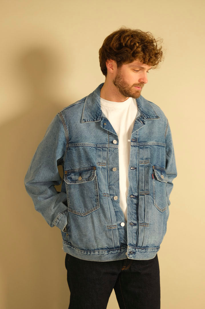 Levi's Type 2 Trucker Jacket Blue-Sky Selvedge - NO RESO