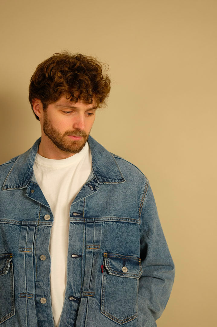 Levi's Type 2 Trucker Jacket Blue-Sky Selvedge - NO RESO