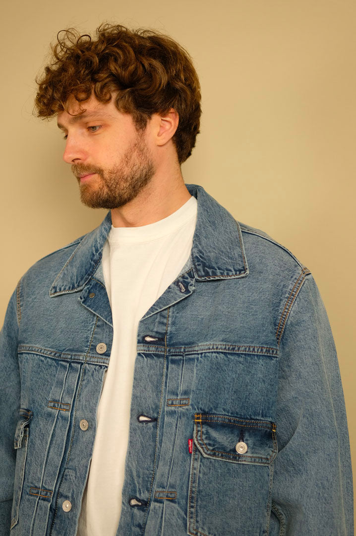 Levi's Type 2 Trucker Jacket Blue-Sky Selvedge - NO RESO