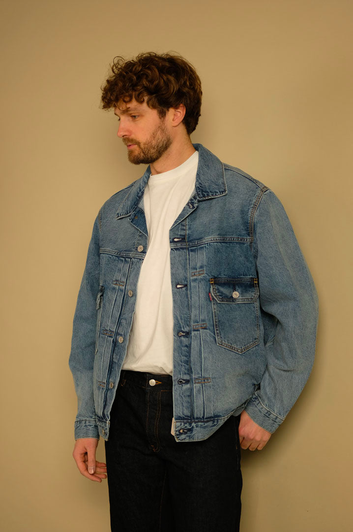 Levi's Type 2 Trucker Jacket Blue-Sky Selvedge - NO RESO