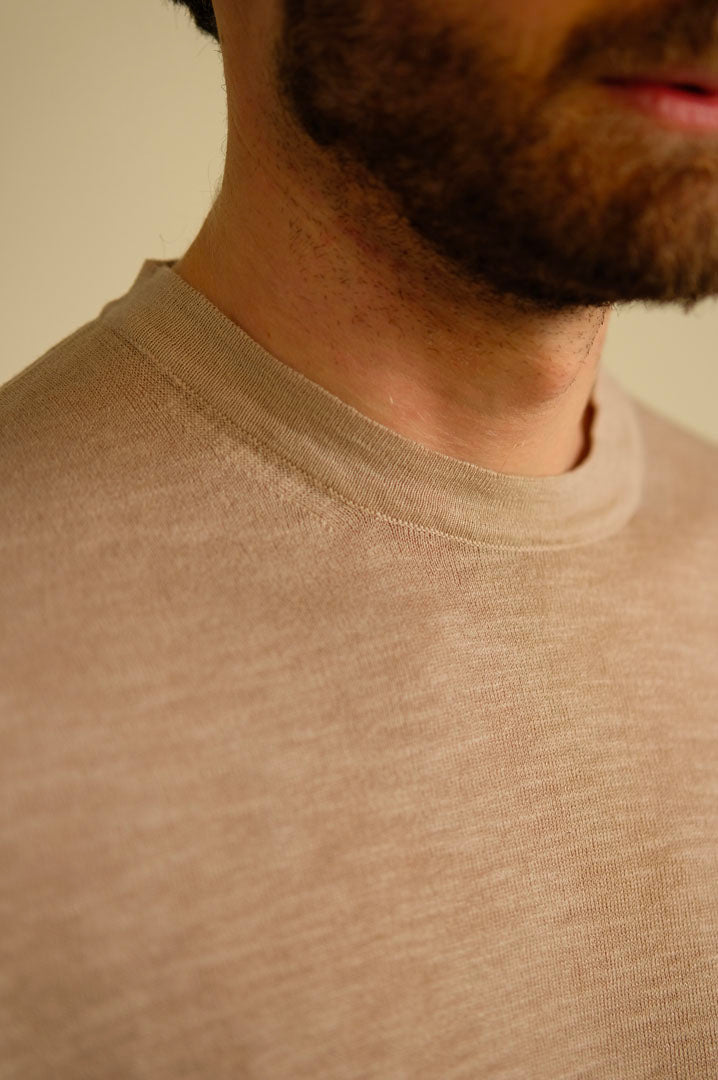 Gaffi & Co. T-Shirt Lavandou Lino/Cot. Sabbia 2151