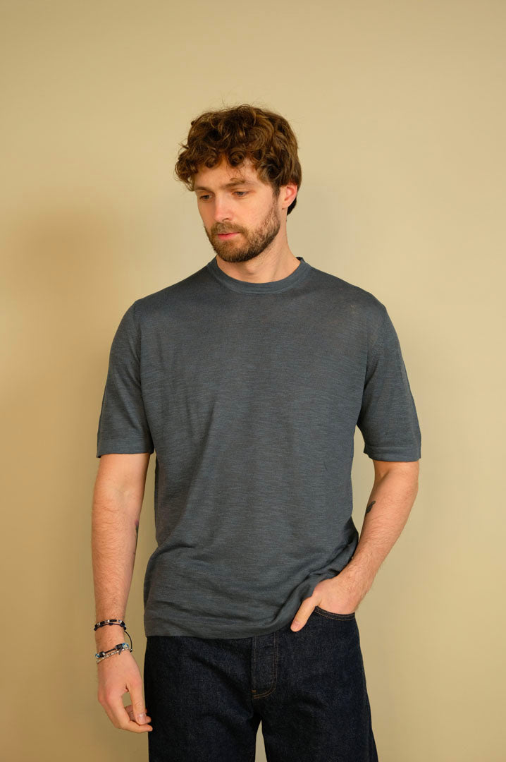 Gaffi & Co. T-Shirt Lavandou Lino/Cot. Pepe 2151