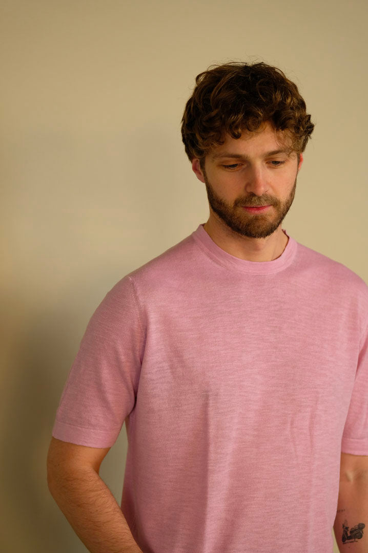 Gaffi & Co. T-Shirt Lavandou Lino/Cot. Glicine 2151