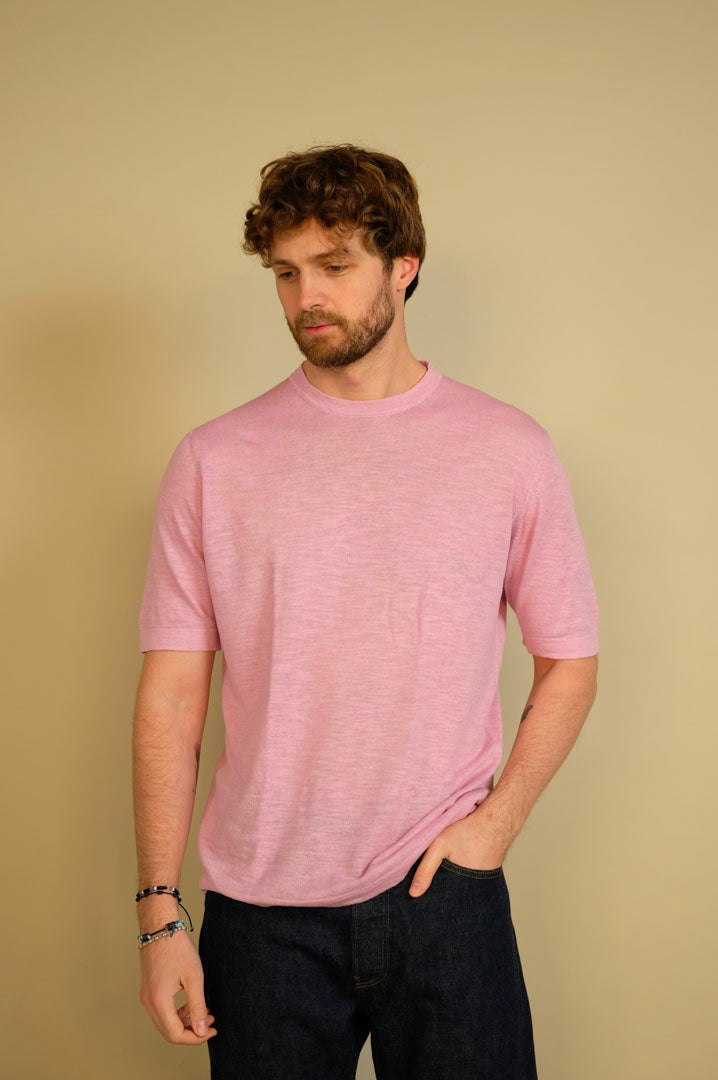 Gaffi & Co. T-Shirt Lavandou Lino/Cot. Glicine 2151