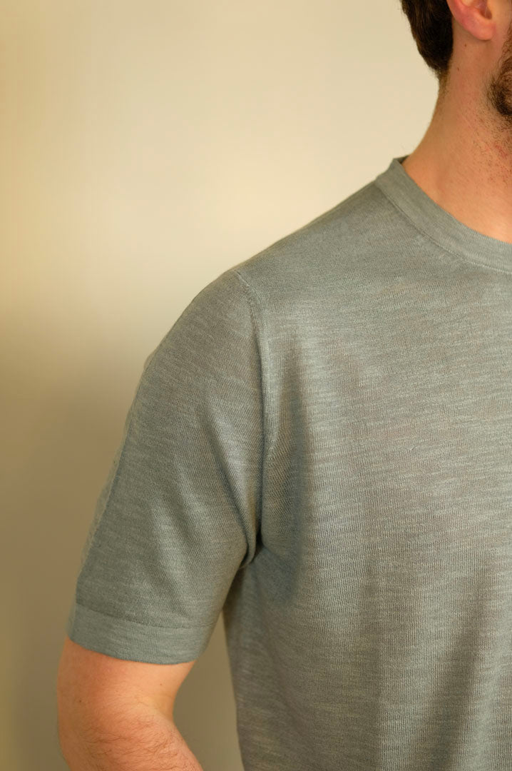 Gaffi & Co. T-Shirt Lavandou Lino/Cot. Alga 2151