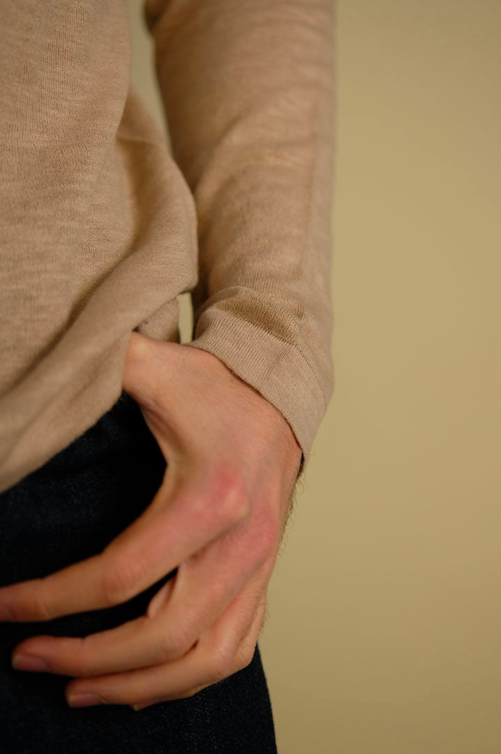 Gaffi & Co. T-Shirt Lavandou M/L Lino/Cot. Sabbia 2150