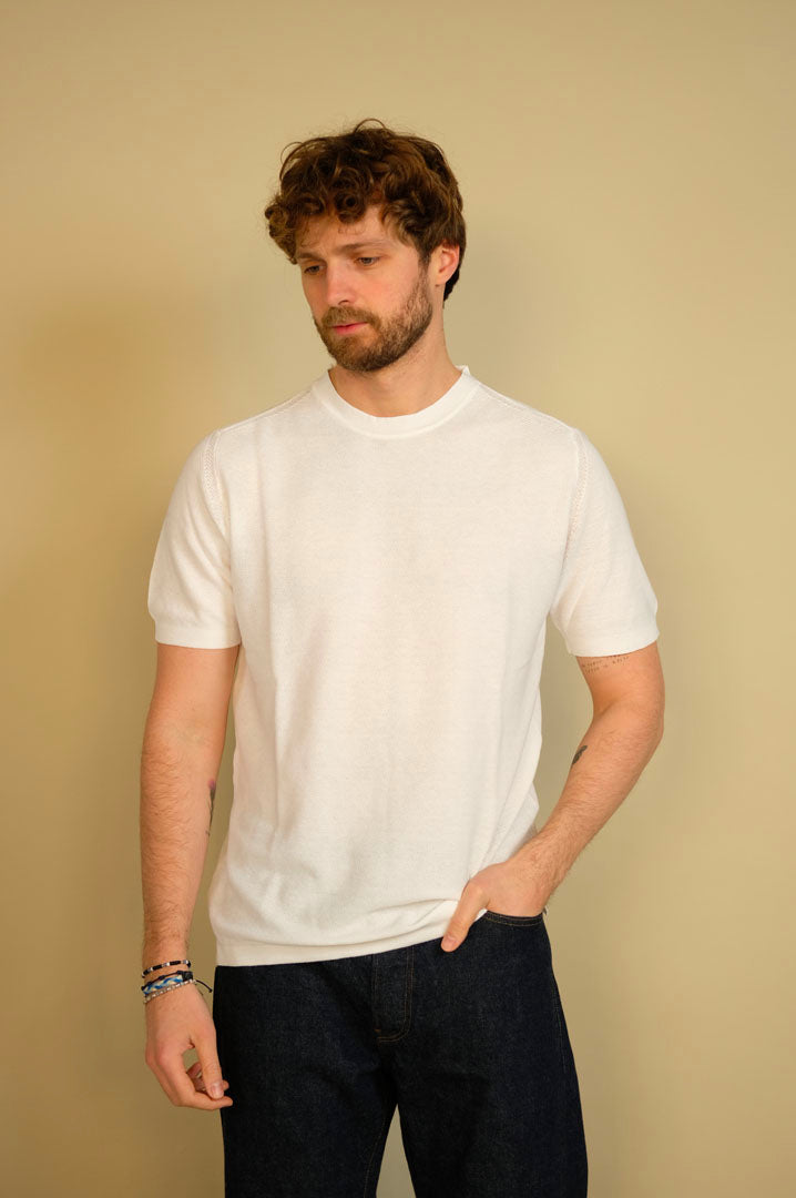 Gaffi & Co. T-shirt M/M Antibes Latte 4295