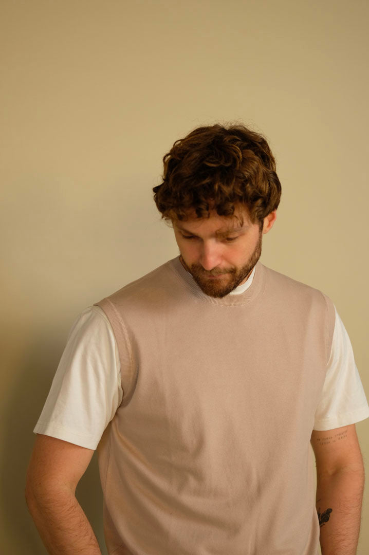 Gaffi & Co. Gilet Cotone Sabbia 4290MOD