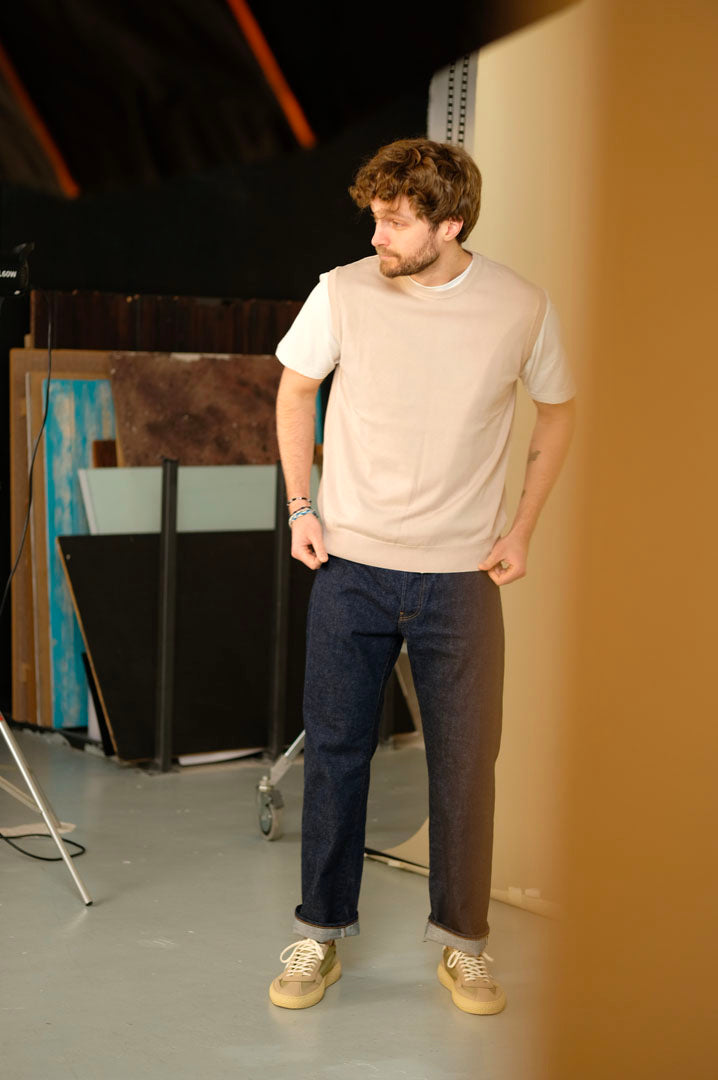 Gaffi & Co. Gilet Cotone Sabbia 4290MOD