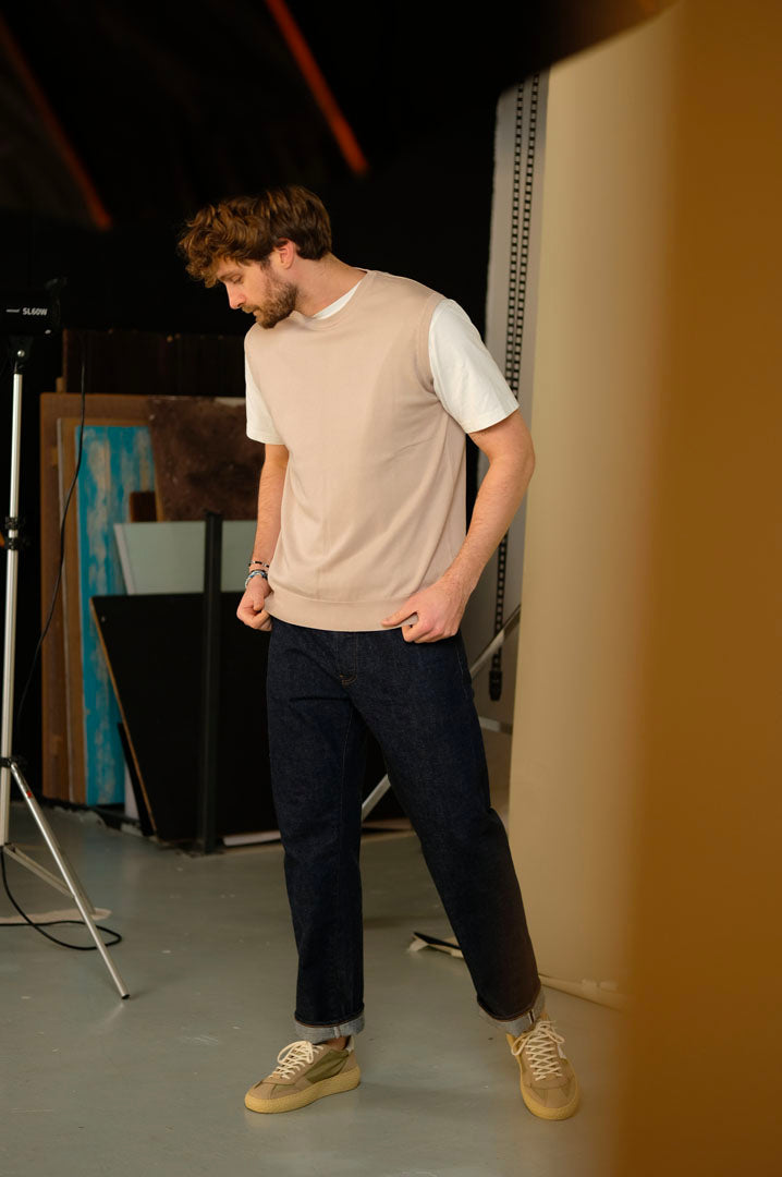 Gaffi & Co. Gilet Cotone Sabbia 4290MOD