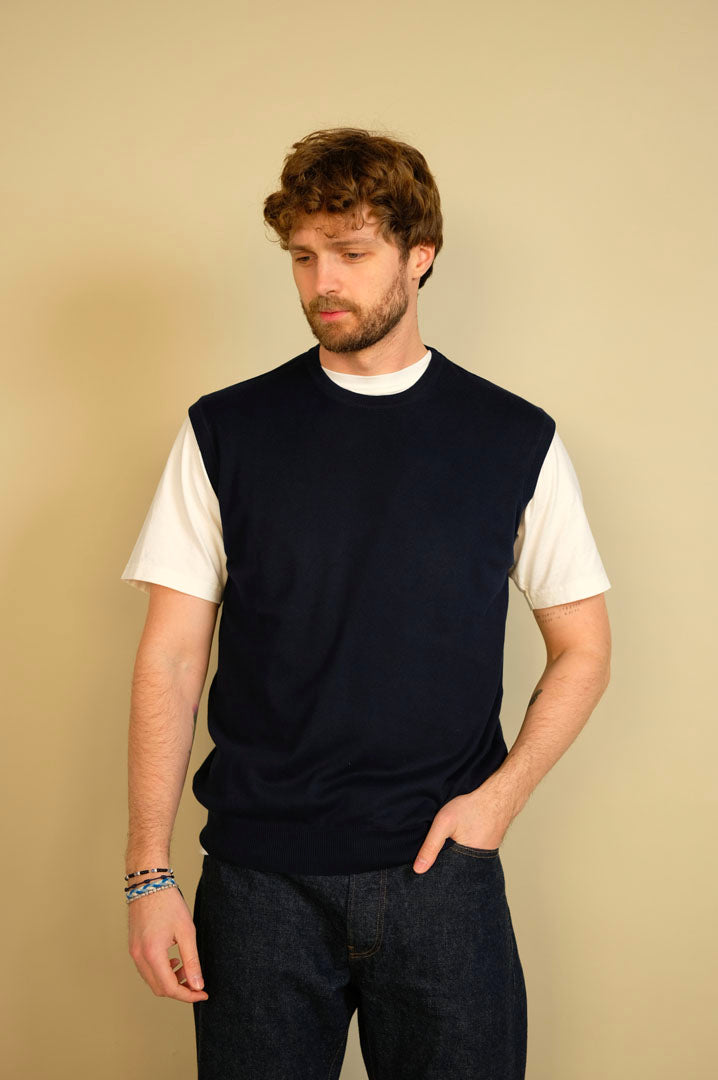 Gaffi & Co. Gilet Cotone Blu 4290MOD