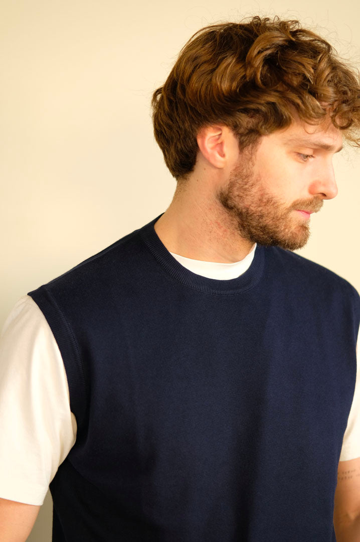 Gaffi & Co. Gilet Cotone Blu 4290MOD