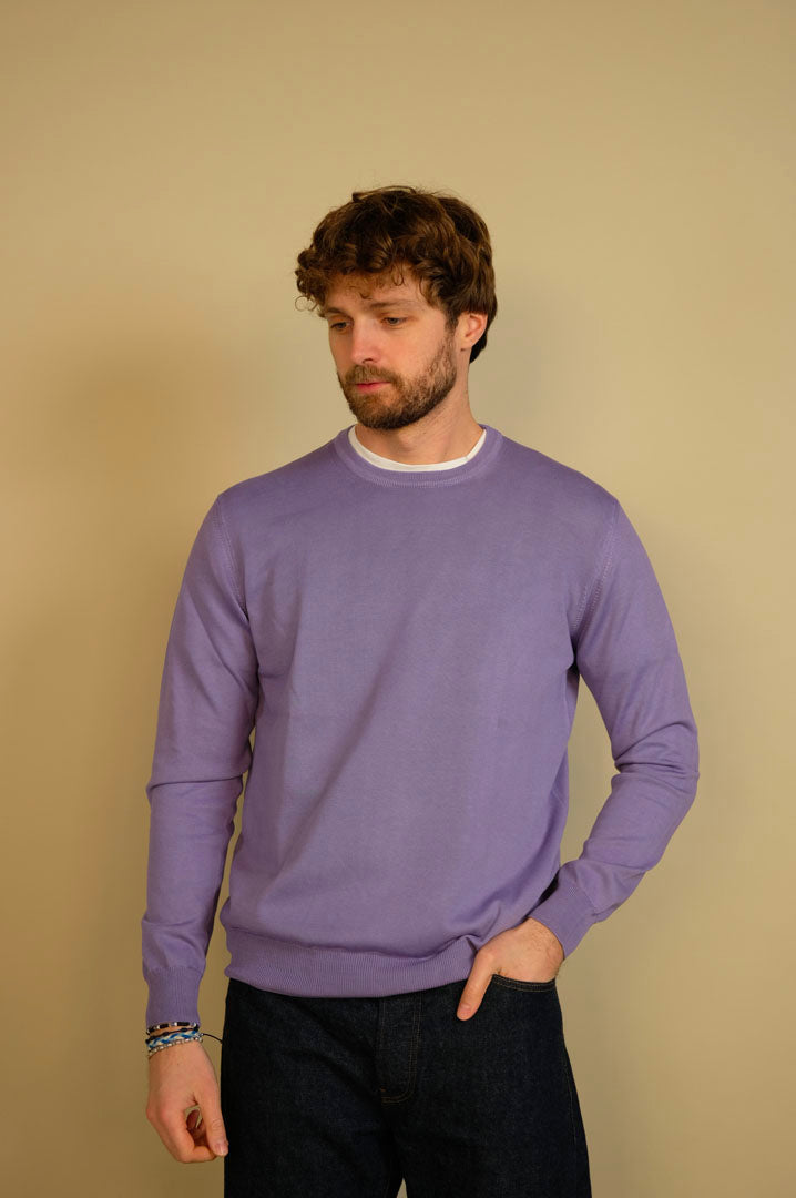 Gaffi & Co. Maglia M/L Cotone Viola 4290