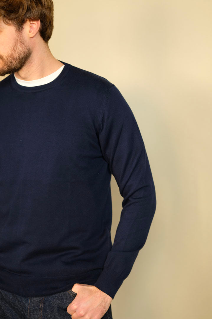 Gaffi & Co. Maglia M/L Cotone Blu 4290
