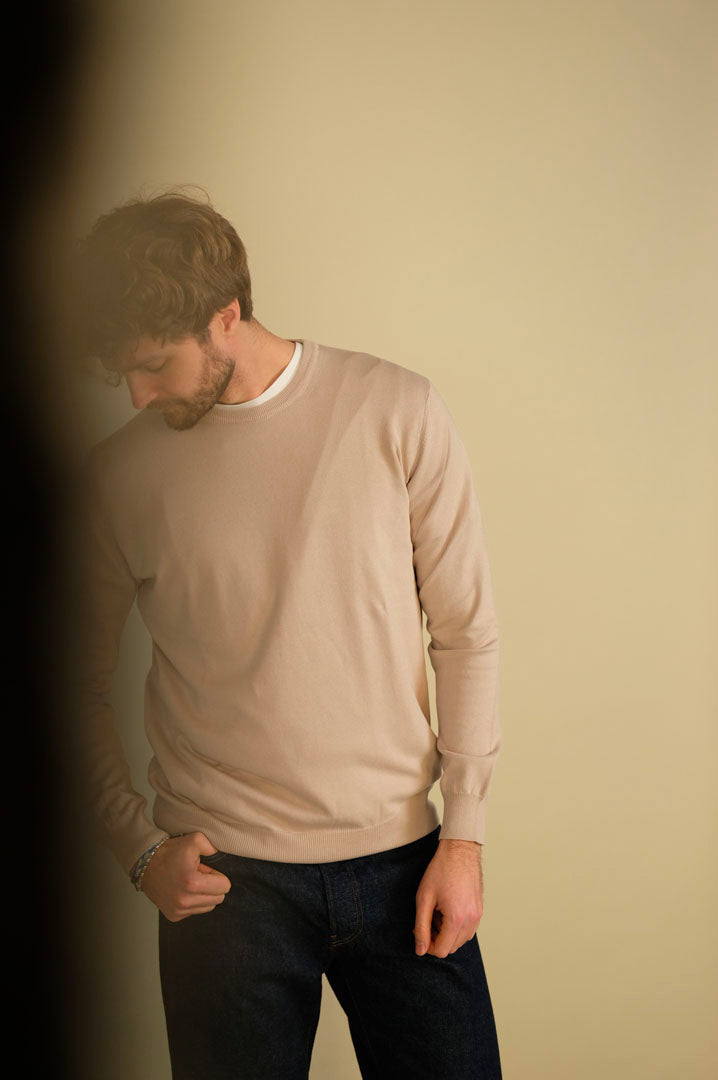 Gaffi & Co. Maglia M/L Cotone Sabbia 4290