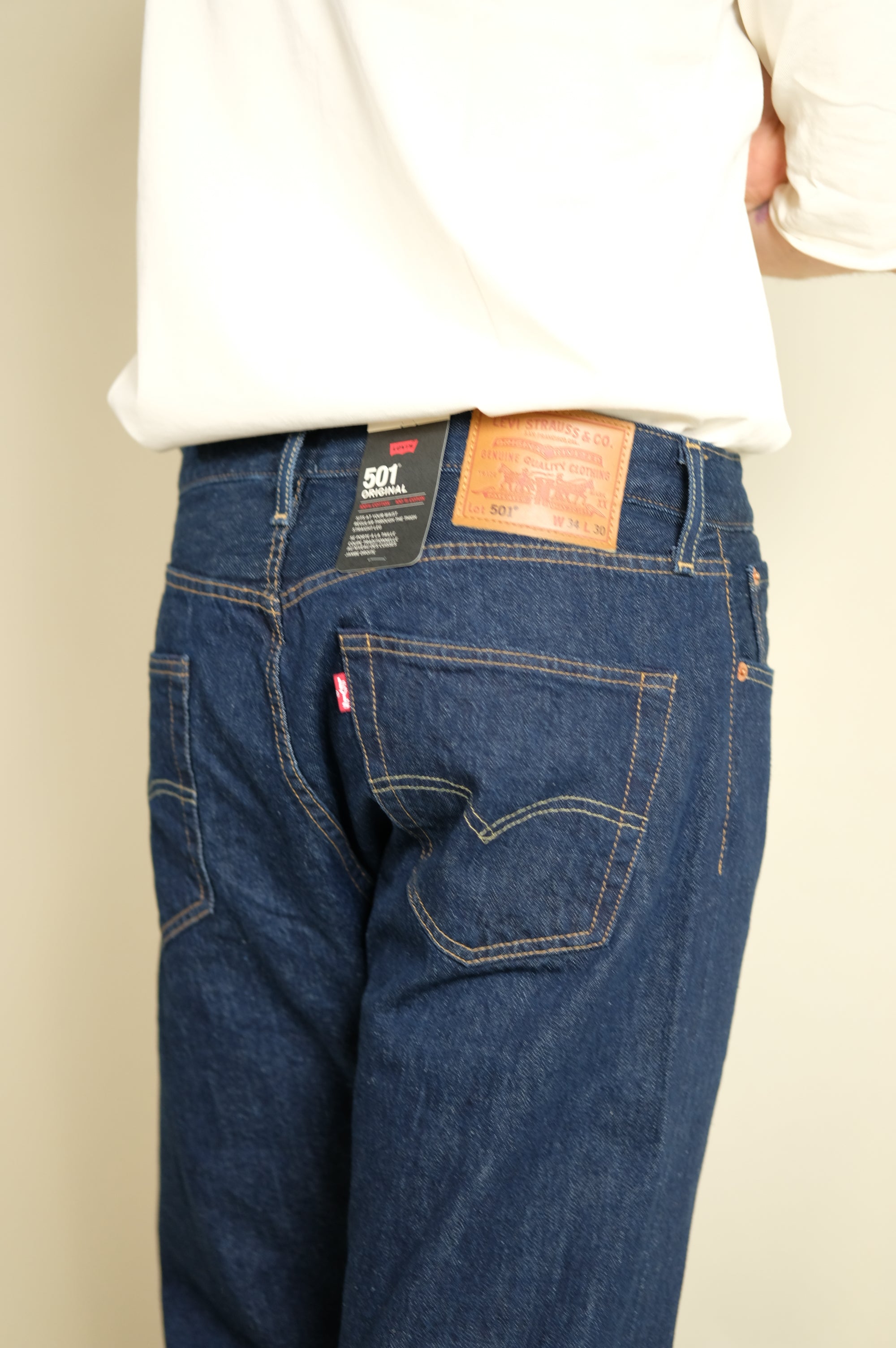 Levi's Original Jeans 501 One Wash-Blu