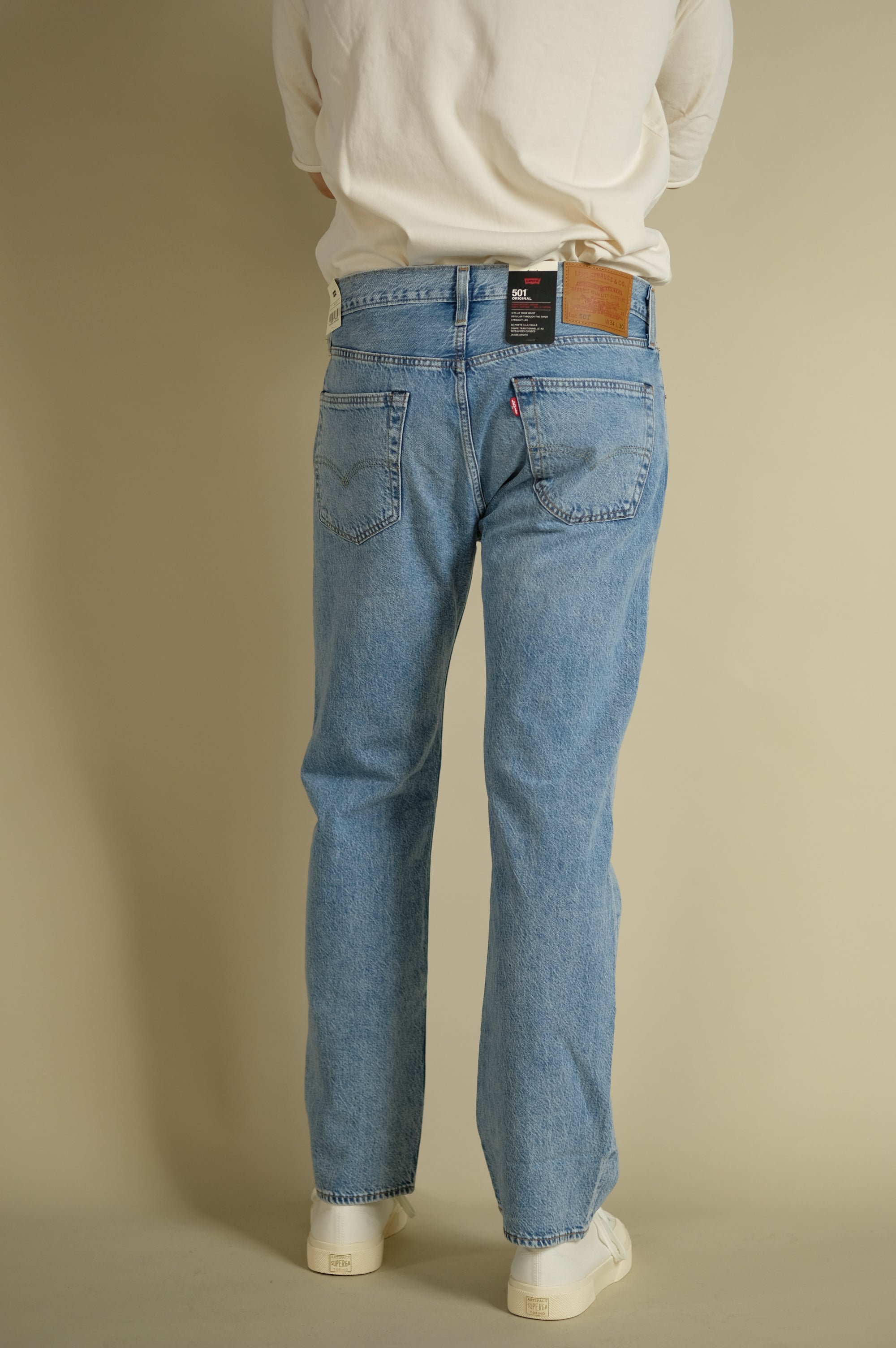 Levi's Original Jeans 501 Lightweight Low on Sleep- Blu