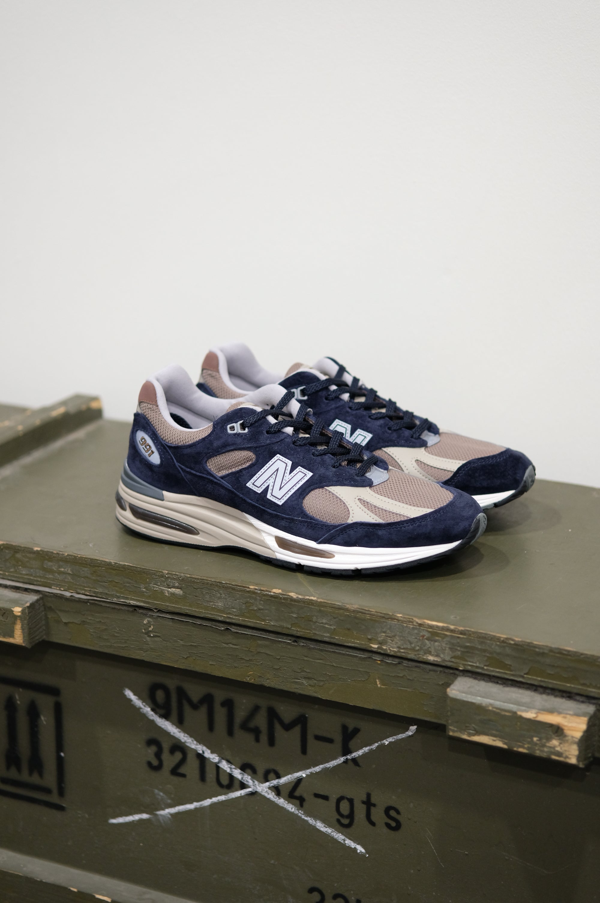 New Balance 991v2 Blue/Brown - U991DB2