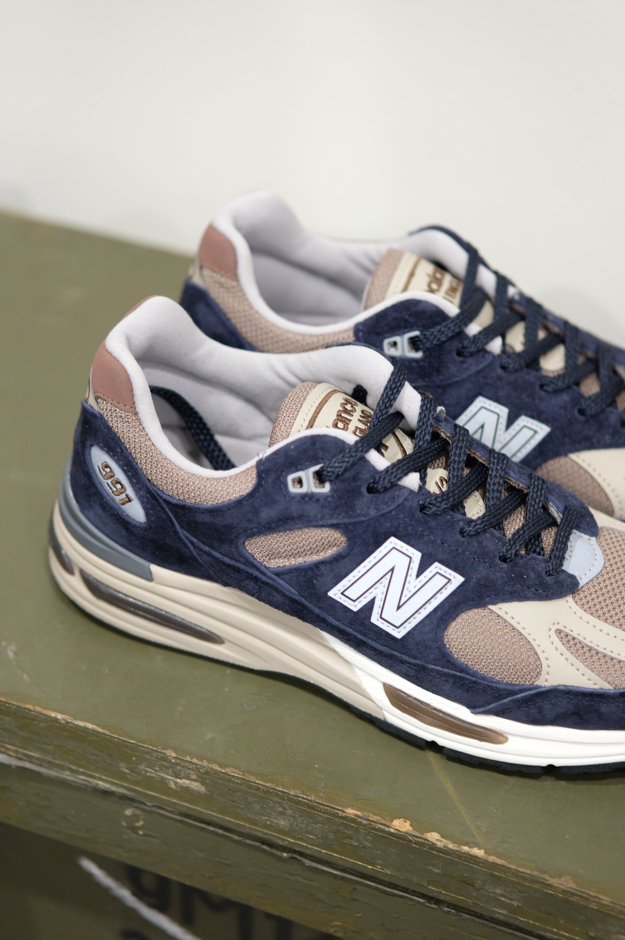 New Balance 991v2 Blue/Brown - U991DB2