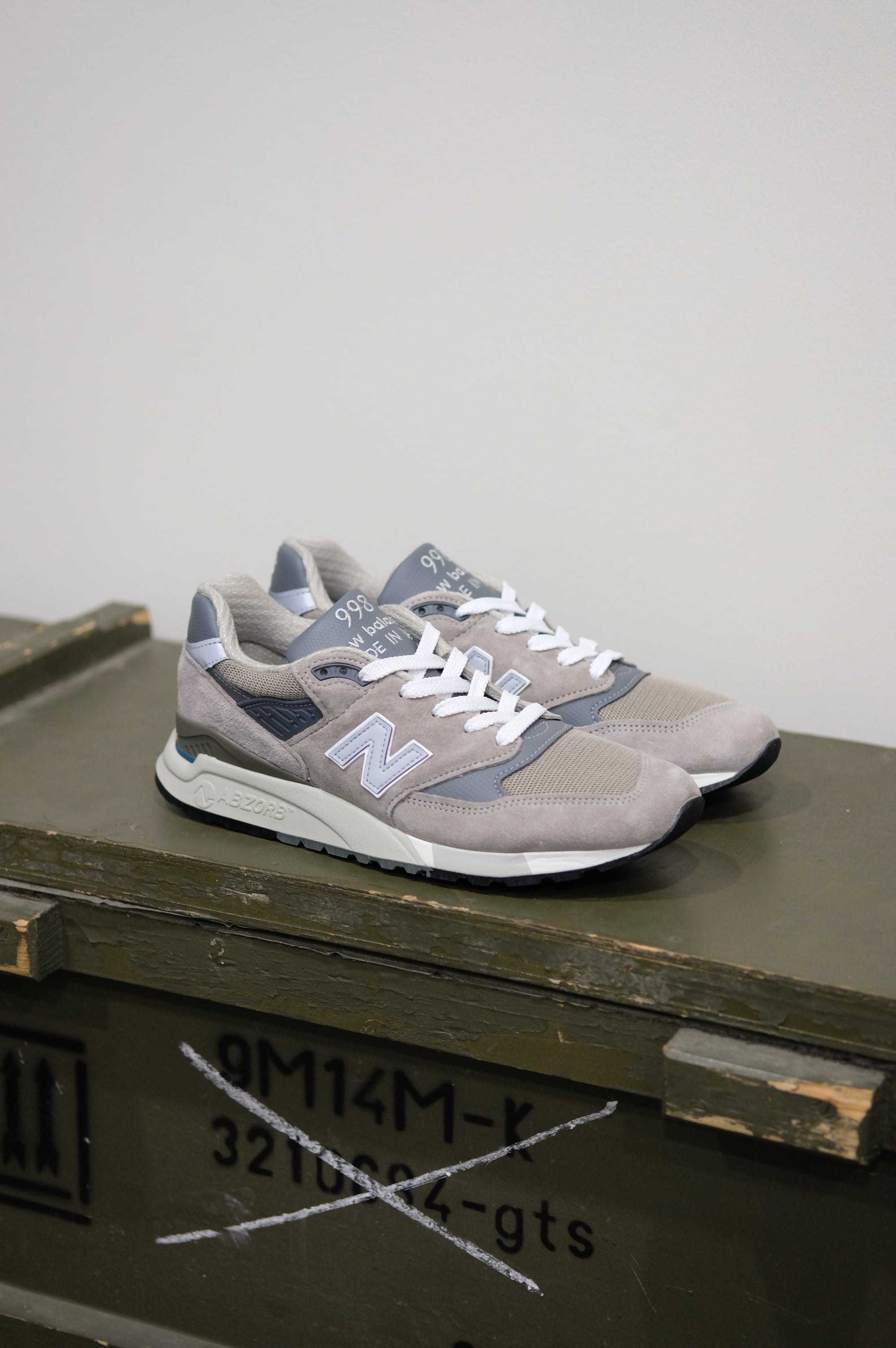 New Balance 998 Grey Made in USA U998GR - Main Image