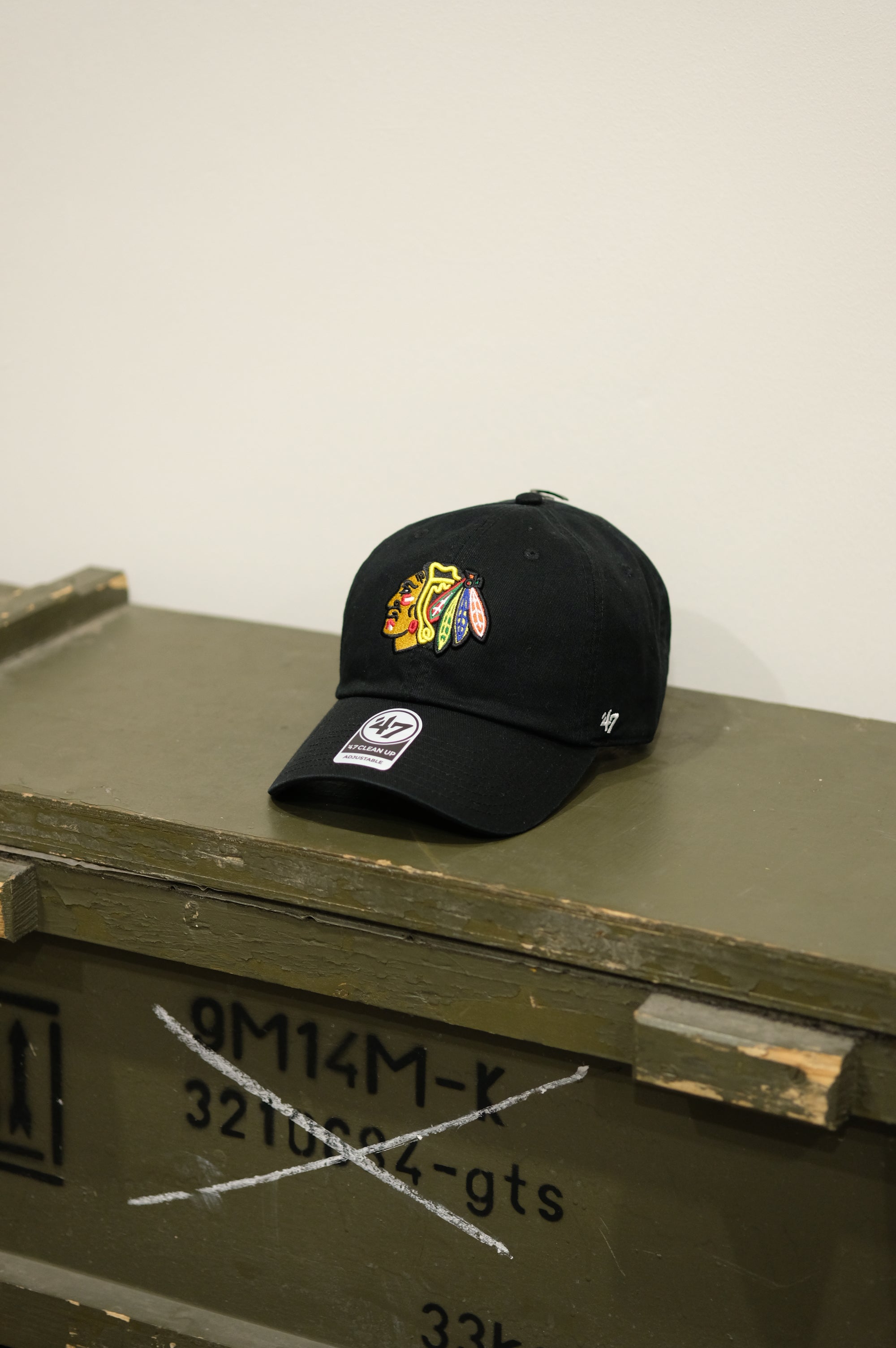 '47 Cappello Chicago Blackhawks Black