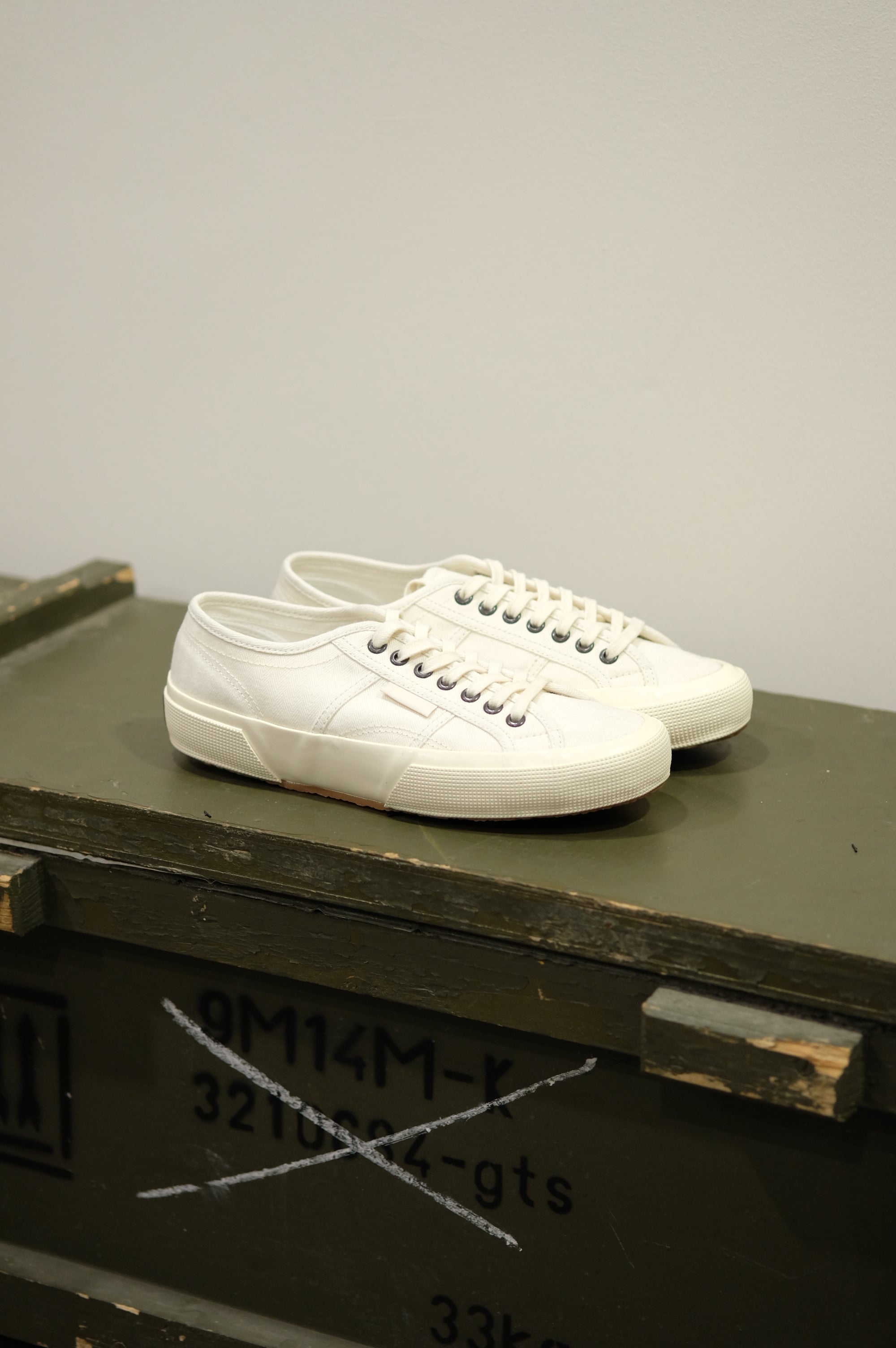 Superga 2750 OG Herringbone Beige Raw-Off White