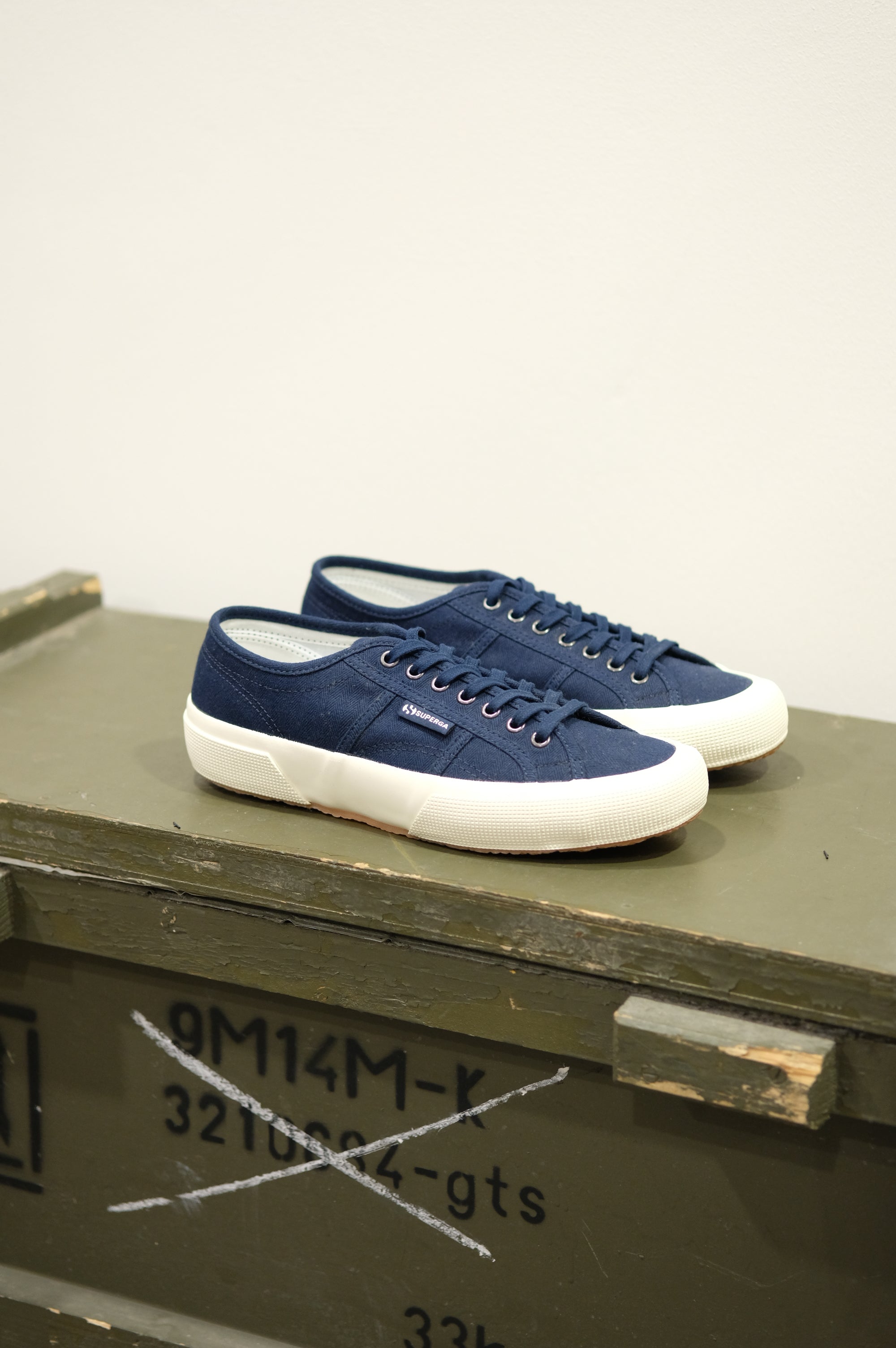 Superga 2750 OG Herringbone Navy-Off White
