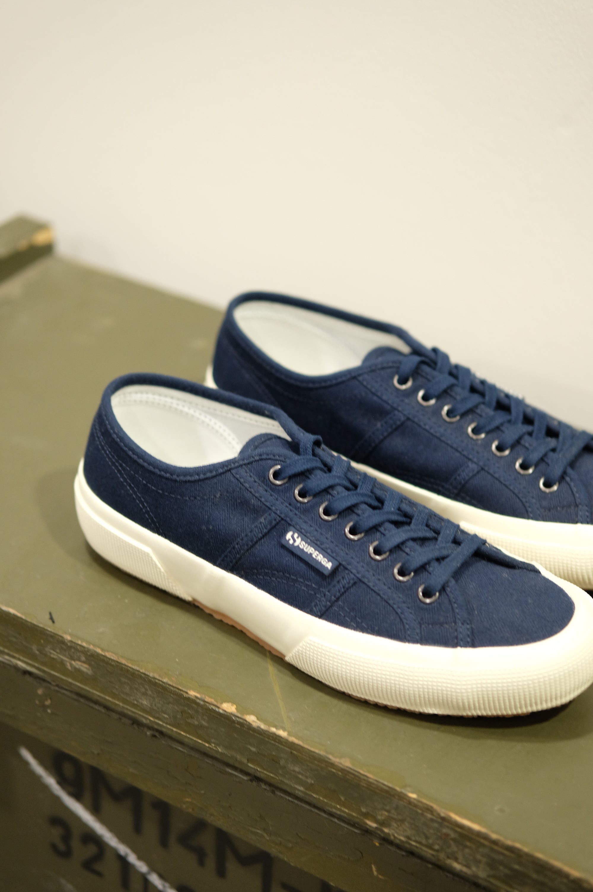 Superga 2750 OG Herringbone Navy-Off White