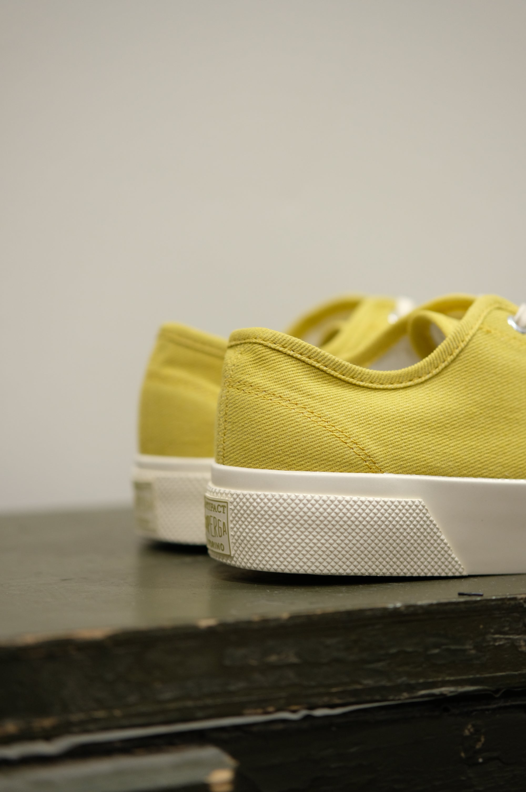 Superga 2432 Works Low Cut Brokentwill Yellow-Off White