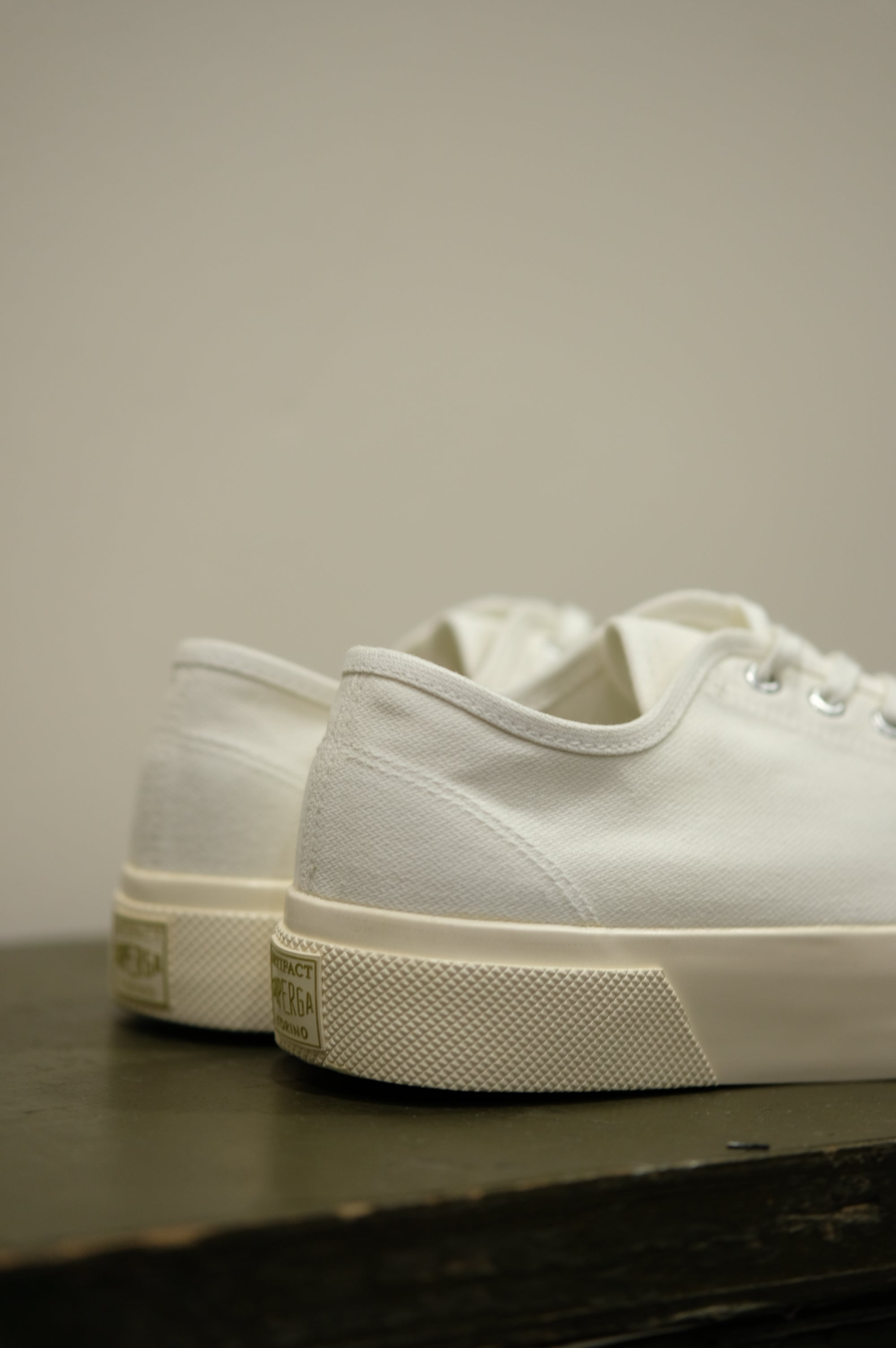 Superga 2432 Works Low Cut Brokentwill White-Off White