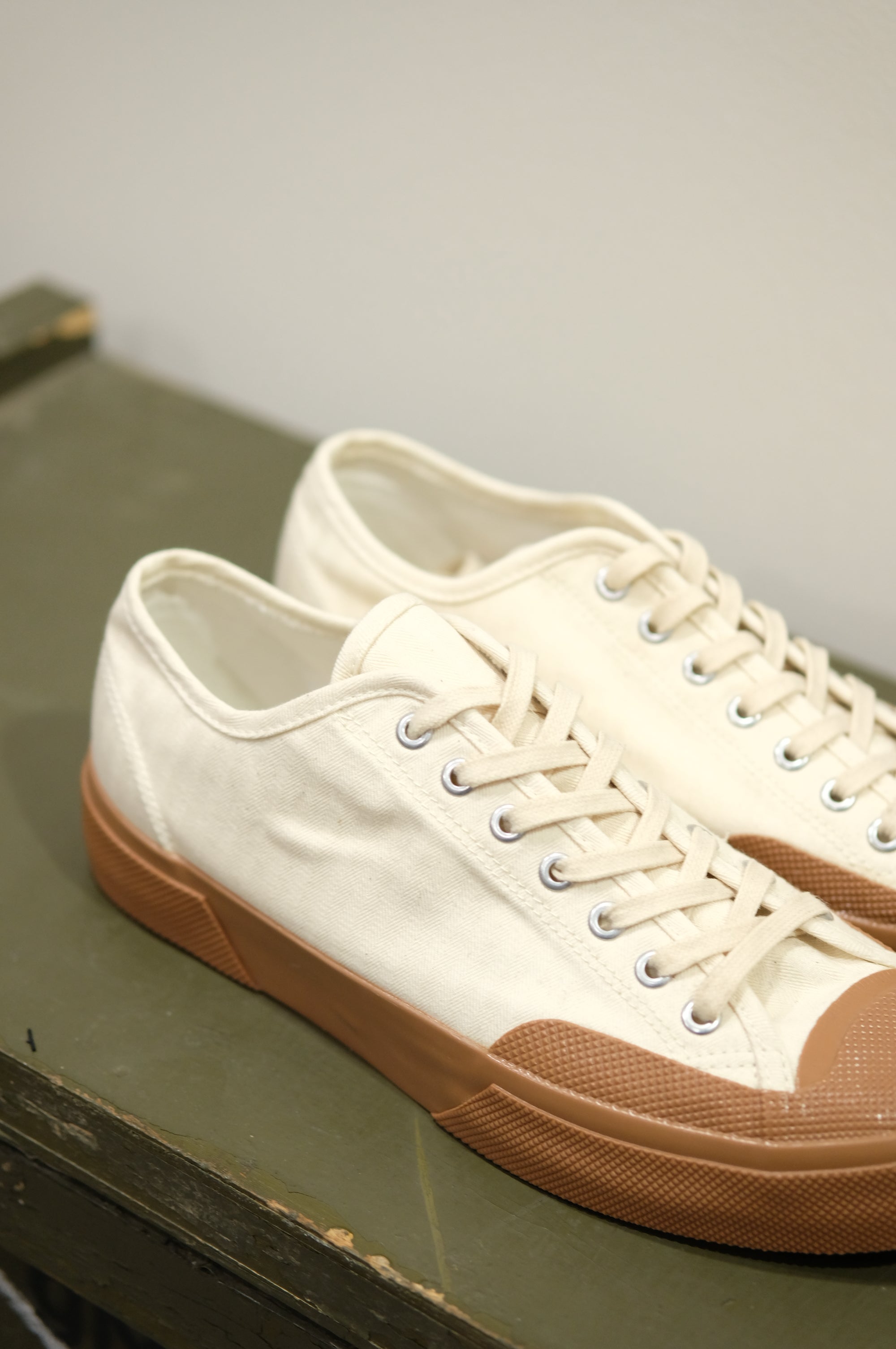 Superga Twisted Herringbone 2432 Off-White-Amber Brown