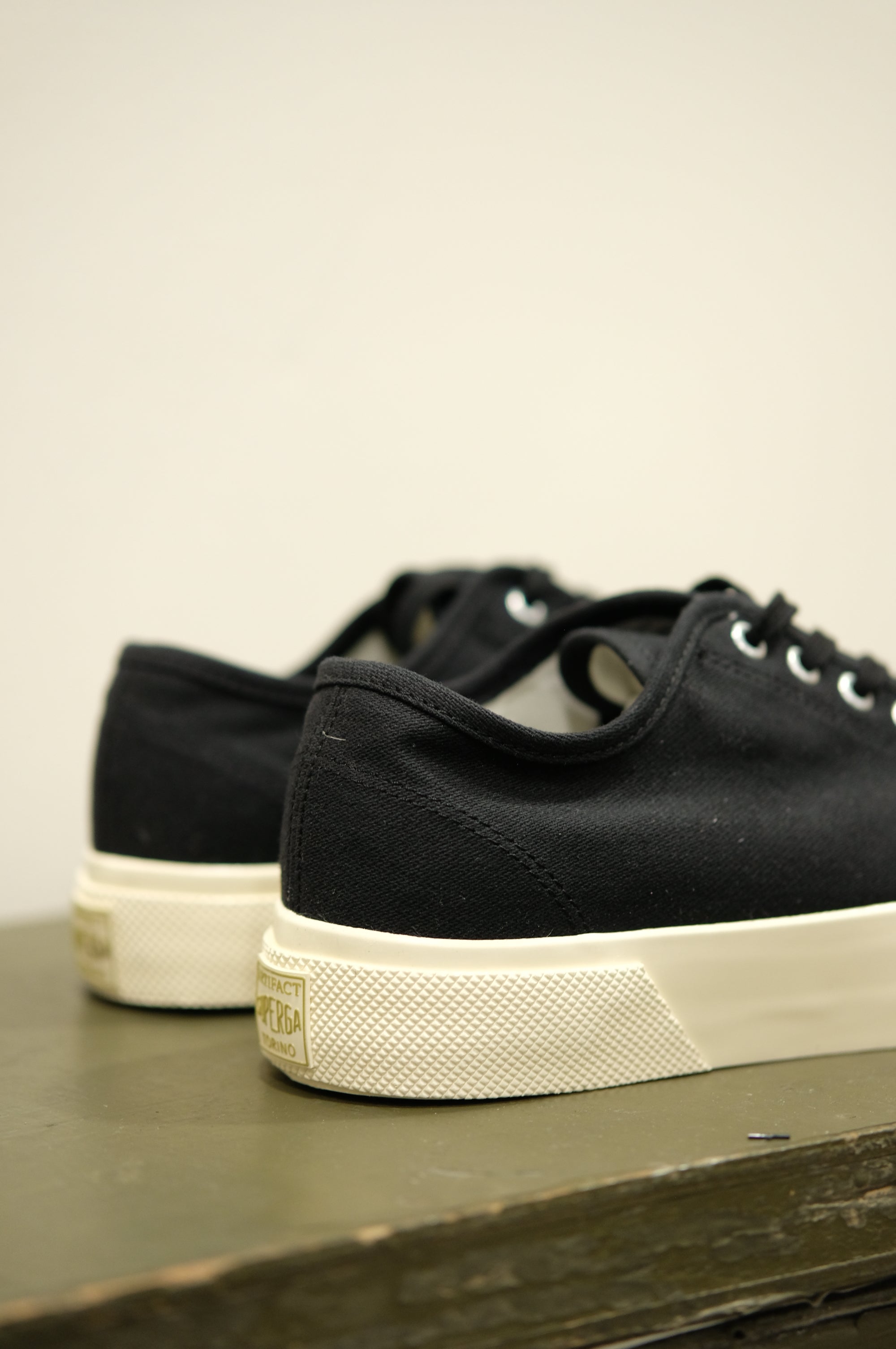 Superga 2432 Works Low Cut Brokentwill Black-Off White