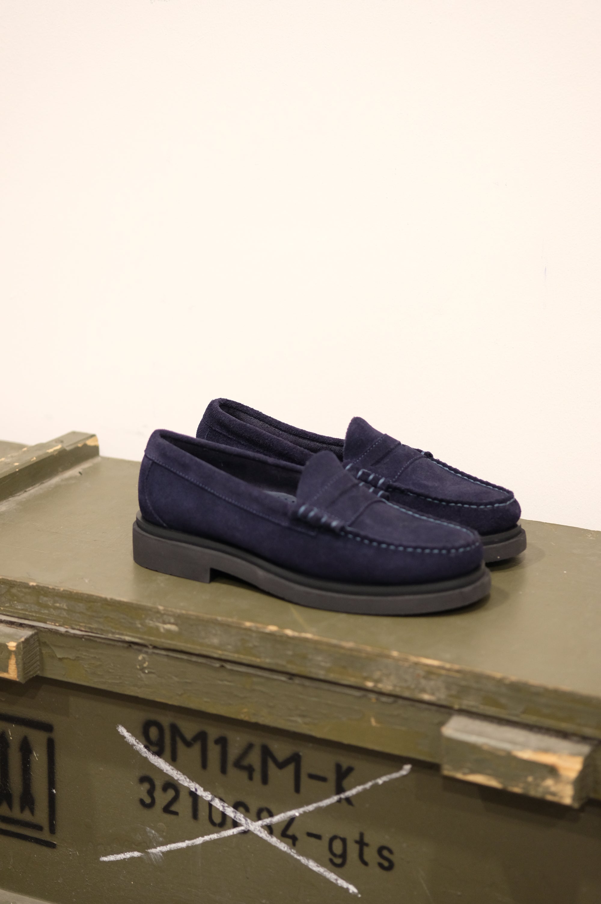 G.H. Bass & Co. Mocassini Larson Navy Suede
