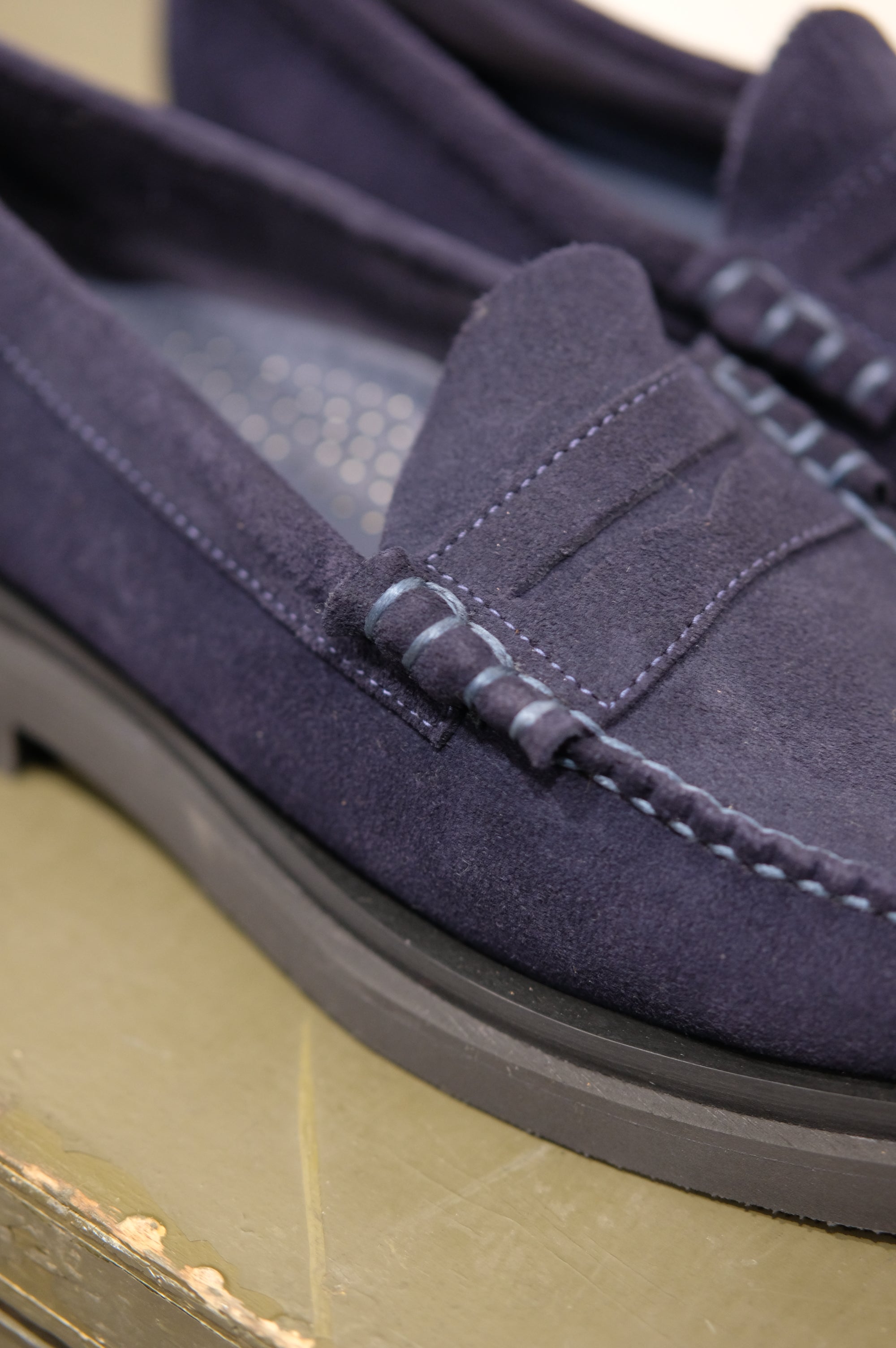 G.H. Bass & Co. Mocassini Larson Navy Suede