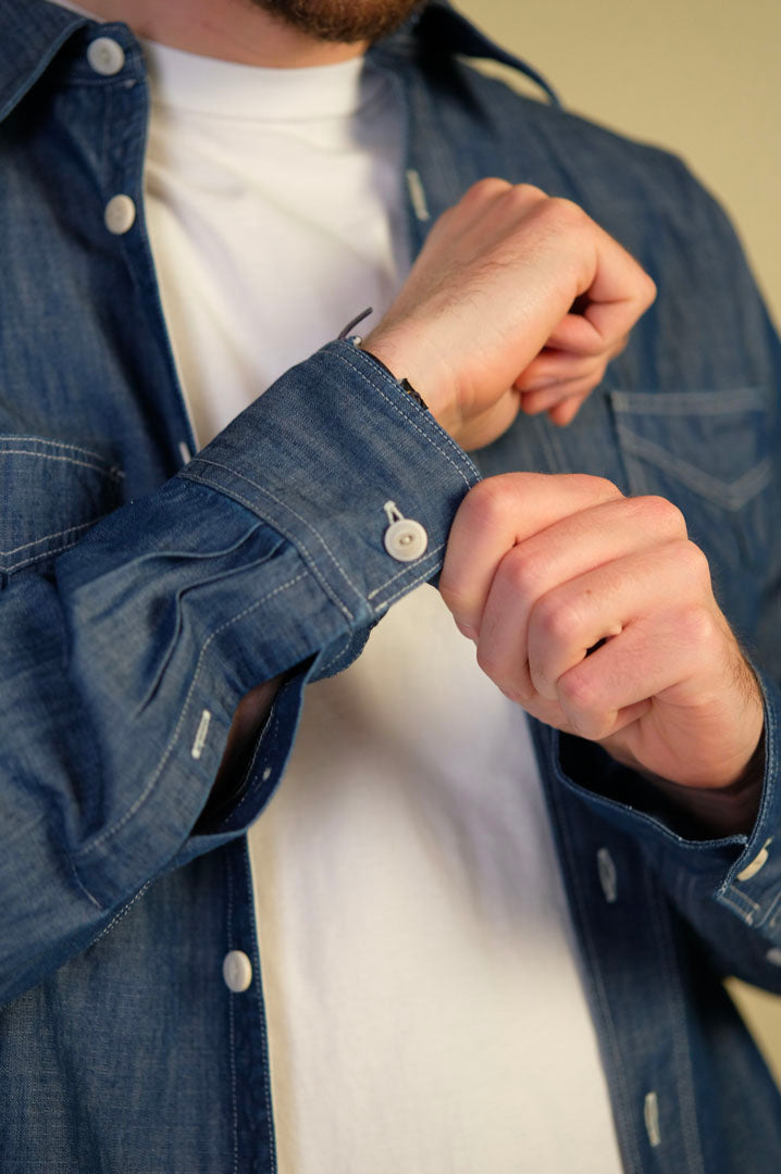 Fortela Overshirt Chambray Osumi D368