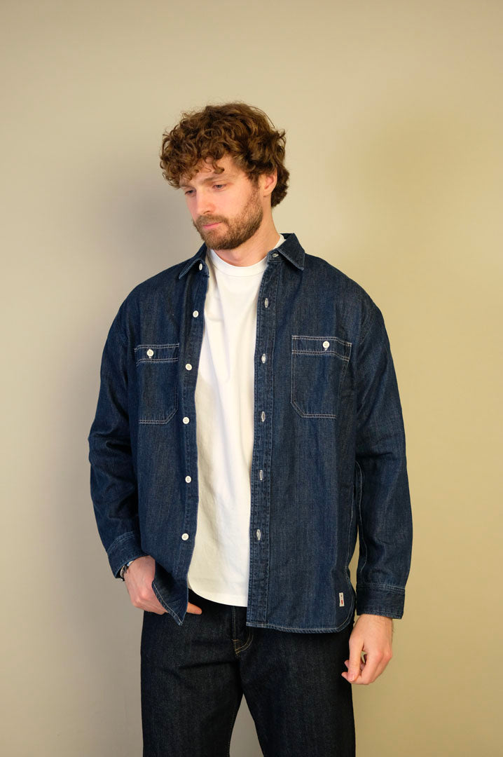 Edwin Work Shirt Dark Used